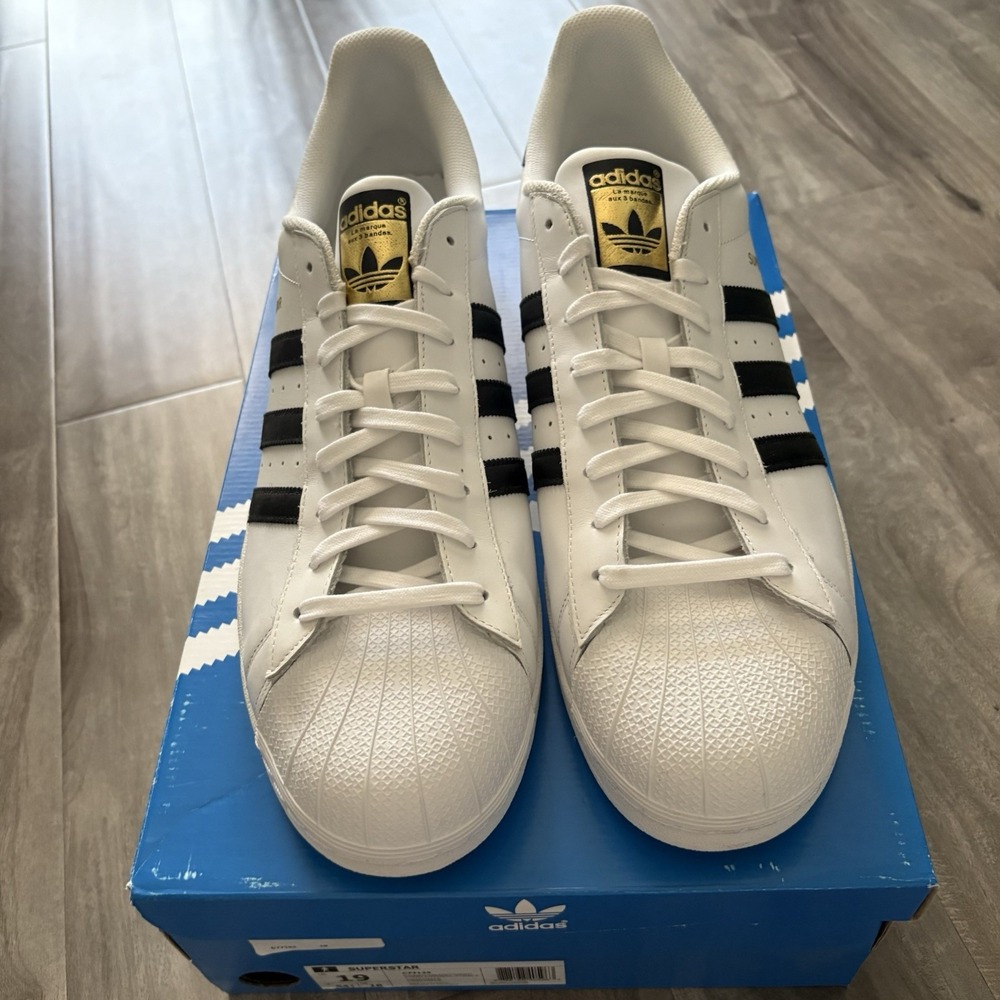 Adidas Superstar‎ Men's size 19 custom large size NEW in the box